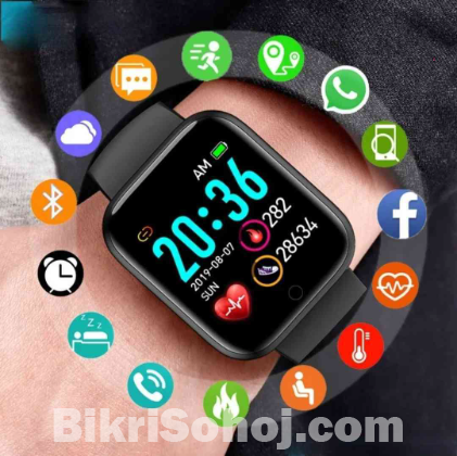 KT Y68 Smart Watch with Blood Pressure Monitoring